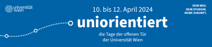 Banner: "uniorientiert 11.-12. April"