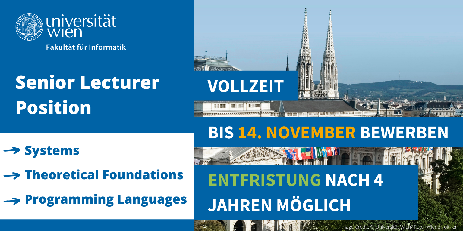 [Translate to Englisch:] 3 Senior Lecturer Stellen